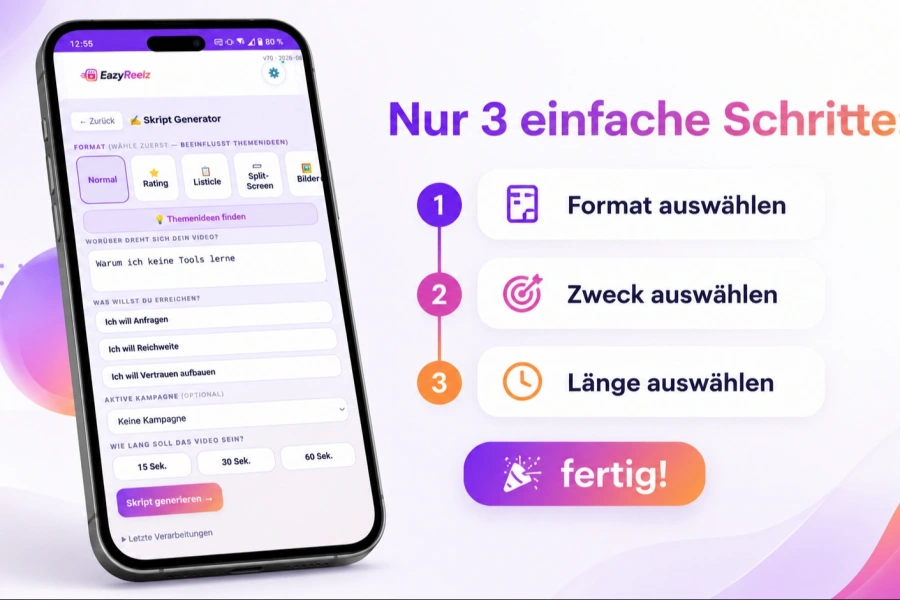 1. Vor der Aufnahme: Wissen, was du sagen willst