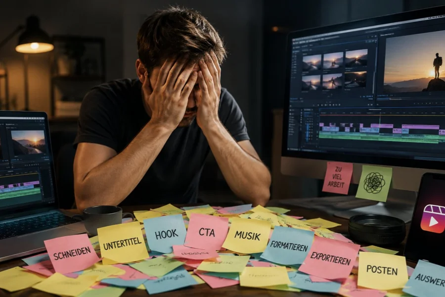 Du willst Reels machen. Nicht Videoeditor werden.